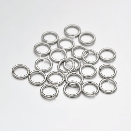 Brass Open Jump Rings KK-E647-17P-3mm-1