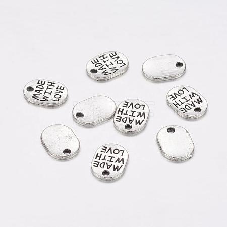 Tibetan Style Alloy Pendants X-TIBEP-A5194-AS-NR-1