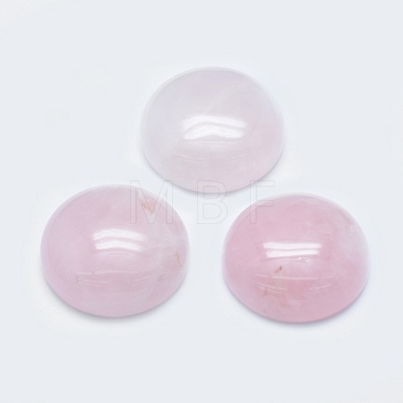 Natural Rose Quartz Cabochons X-G-G760-B02-16-1
