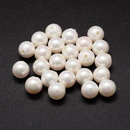 Shell Pearl Beads BSHE-L031-01-9mm-1