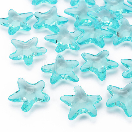 Transparent Acrylic Beads TACR-S154-58B-946-1