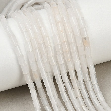 Natural White Jade Beads Strands G-P600-B07-01C-1