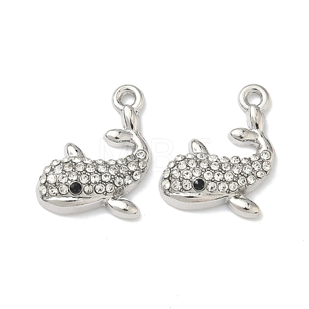 Alloy Crystal Rhinestone Pendants FIND-G108-04E-P-1