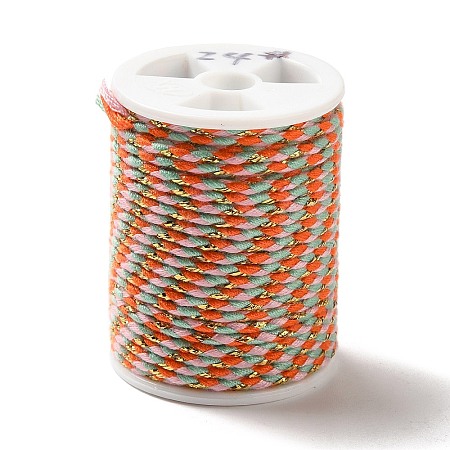 4-Ply Polycotton Cord with Metallic Thread OCOR-Z003-D98-1