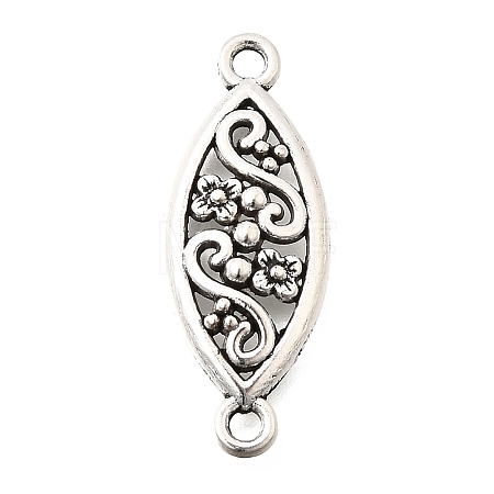 Tibetan Style Alloy Hollow Horse Eye Links Connector Charms FIND-D042-12AS-1