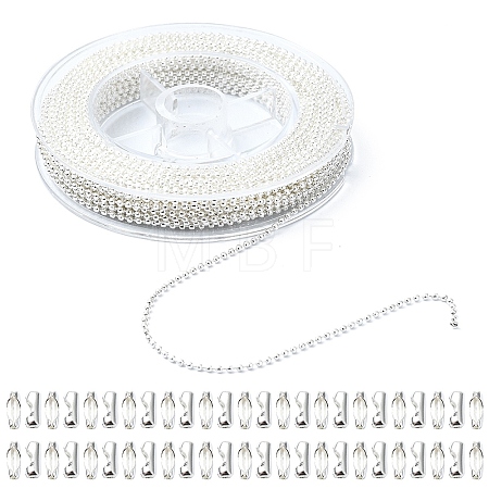 1 Roll Iron Ball Bead Chains CH-YW0002-04S-1