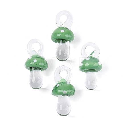 Handmade Lampwork Pendants LAMP-T021-14L-1
