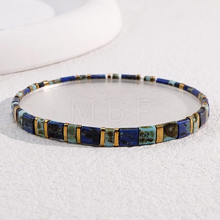 Glass Seed Beads Beads Stretch Bracelets LN0017-2-1