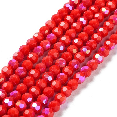 Opaque Glass Beads Strands EGLA-A035-P6mm-L03-1