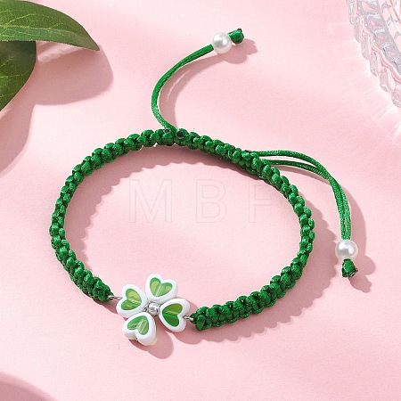Plastic Beads Link Bracelets BJEW-JB13092-1