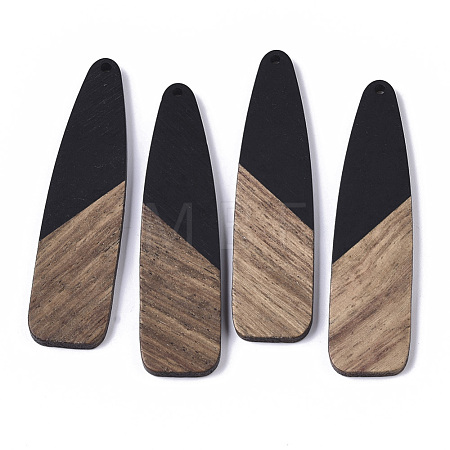Resin & Walnut Wood Big Pendants RESI-S358-98I-1
