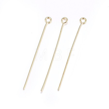 304 Stainless Steel Eye Pins X-STAS-F174-10G-C-1
