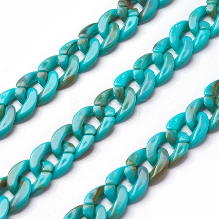 Acrylic Curb Chains SACR-P065-R01-1
