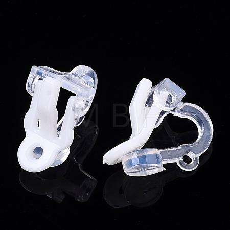 Plastic Clip-on Earring Findings FIND-Q001-02A-1