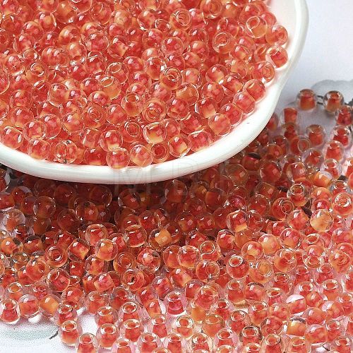 Transparent Glass Round Seed Beads SEED-B001-05A-24-1