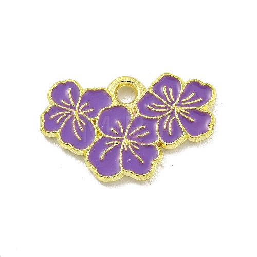 Alloy Enamel Pendants ENAM-Z015-06G-06-1