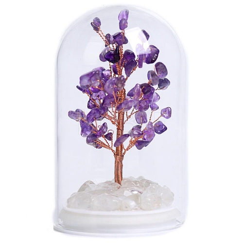 Natural Amethyst Tree of Life Decorations PW-WGF3F59-08-1