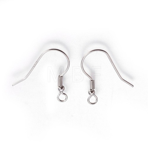 S925 Sterling Silver Earring Hooks STER-F046-03P-1