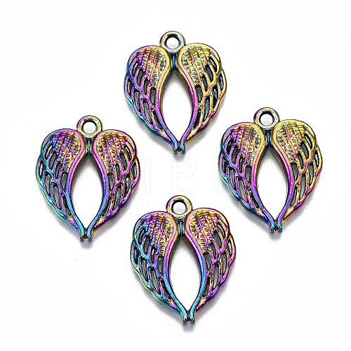 Rainbow Color Alloy Pendants PALLOY-S180-046-RS-1