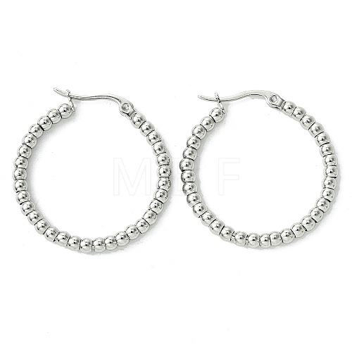 304 Stainless Steel Hoop Earrings for Women EJEW-D111-02P-1