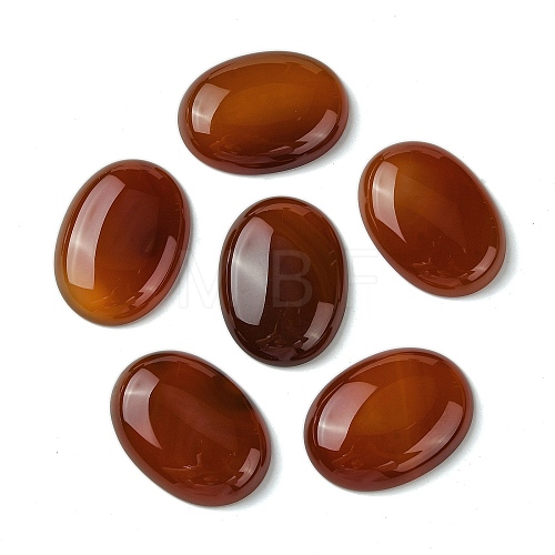 Natural Red Agate Cabochons G-L601-03C-01-1