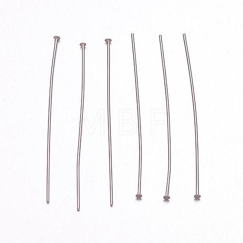 Tarnish Resistant 304 Stainless Steel Flat Head Pins STAS-H358-03A-1