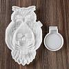 Halloween Owl Skull Candle Holder DIY Silicone Statue Molds SIL-F007-05-2