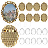 DIY Brooch Making Kits DIY-PH0032-29AG-1