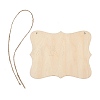 Unfinished Wood Pendants WD-CBACC5B-04B-1