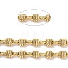 Brass Oval & Rectangle Link Chains CHC-K013-13G-2