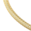 Rack Plating Brass Flat Rope Chain Necklaces NJEW-A009-02G-2