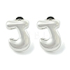 Rack Plating Brass Earrings EJEW-S222-01P-J-1
