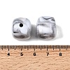 Opaque Acrylic Beads OACR-D320-01G-3