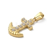 Ion Plating(IP) 304 Stainless Steel Micro Pave Cubic Zirconia Pendants STAS-Z107-07G-2