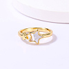 Natural Shell Open Cuff Ring YD7798-1-1-2