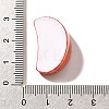 Electroplate UV Plating Opaque Fruit Resin Cabochons CRES-U004-03G-3