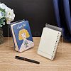 Acrylic Book Displays Stand ODIS-WH0009-01-6