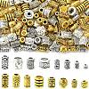 160Pcs 16 Styles Tibetan Style Zinc Alloy Beads TIBEB-YW00010-41-1
