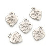Ideas for Valentines Day Gifts Tibetan Style Alloy Pendants TIBEP-LF0004Y-P-1