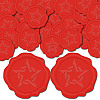 CRASPIRE 50Pcs Adhesive Wax Seal Stickers DIY-CP0010-16D-1