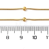 PVD Vacuum Plating 304 Stainless Steel Round Snake Chain Necklaces STAS-A051-08G-3
