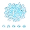 Electroplate Transparent Colours Rainbow Glass Seed Beads SEED-T007-03B-1