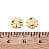 304 Stainless Steel Laser Cut Flower Connector Charms STAS-M111-12G-02-3