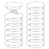 15Pcs Stainless Steel Adjustable Bangle Making BJEW-UN0001-64MS-1