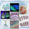 9000Pcs 9 Colors Luminous Glow in the Dark Glass Beads GLAA-PH0003-23-6
