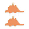 Alloy Enamel Pendants ENAM-D312-01G-2