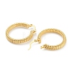 Brass Stud Earring Findings EJEW-O106-08G-2