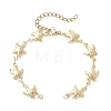 Ocean 304 Stainless Steel Starfish Link Chain Bracelet Making AJEW-JB01552-1