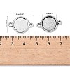 Tibetan Style Alloy Cabochon Connector Settings LS-TIBE-M022-10AS-3