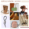 Round Braided Leather Cord OCOR-WH0082-109C-9